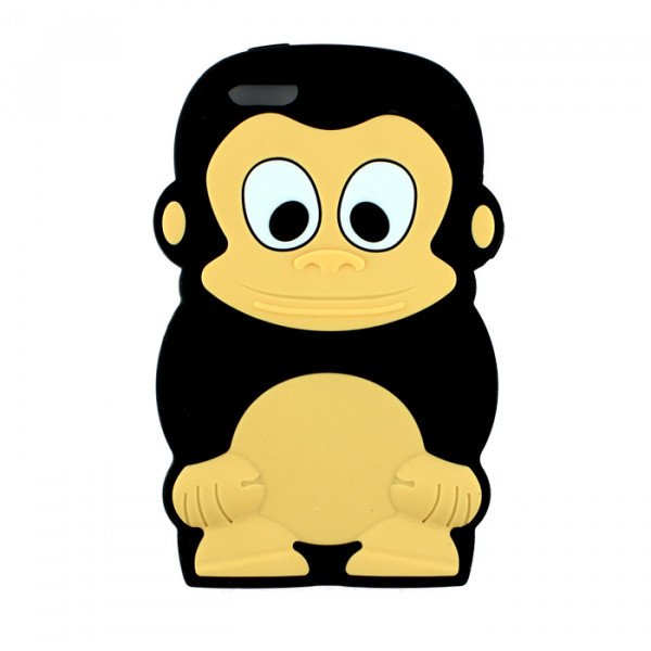 Wholesale iPhone 5C 3D Monkey Case (Black)